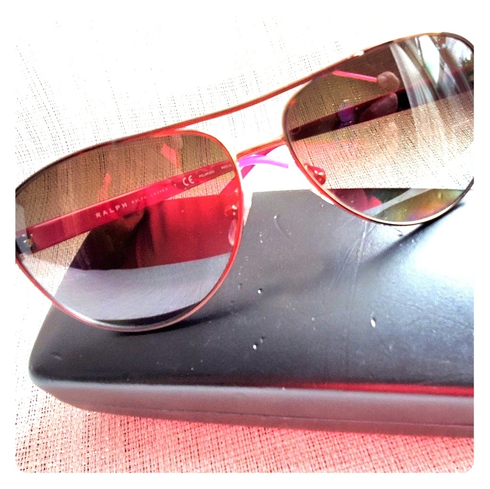 Ralph Polarized Aviator Sunglasses